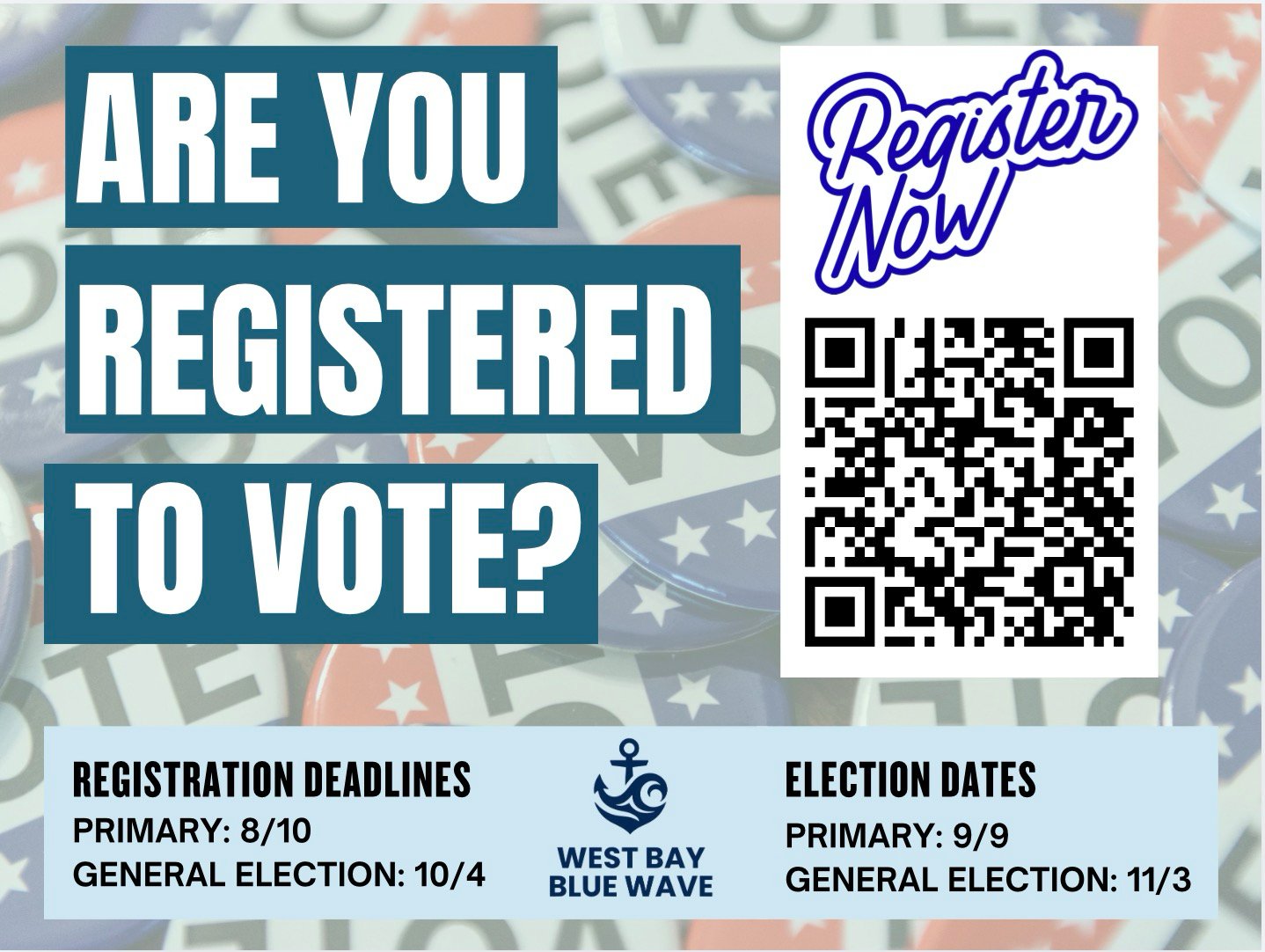 Are you registered to vote?